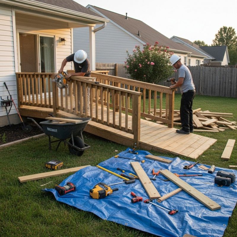 Mobility Ramp Construction in Wilmington, NC