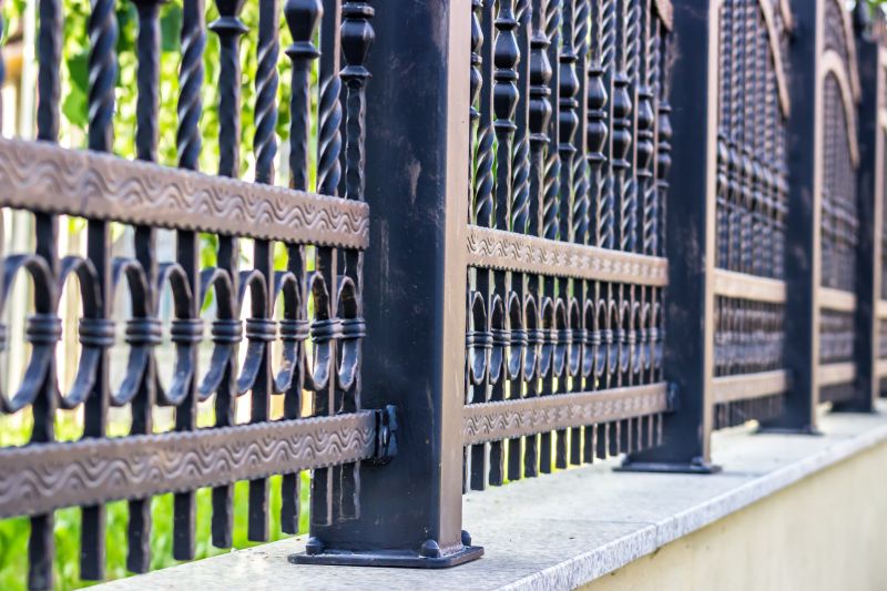 Black Iron Fence Installation in Alpharetta, GA