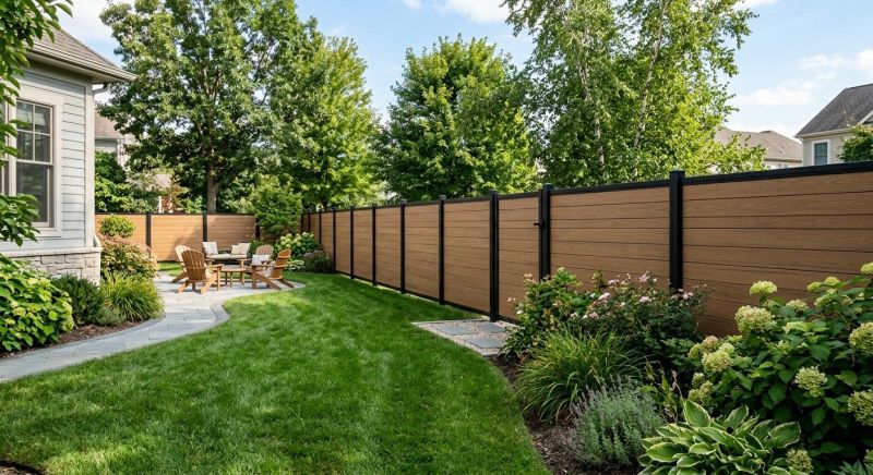 Composite Fence Installation in Des Moines, IA