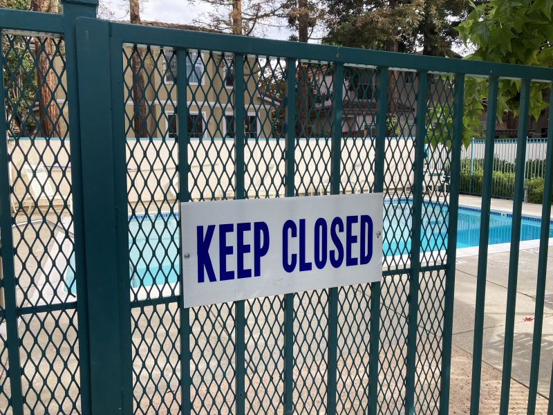Inside Pool Fence