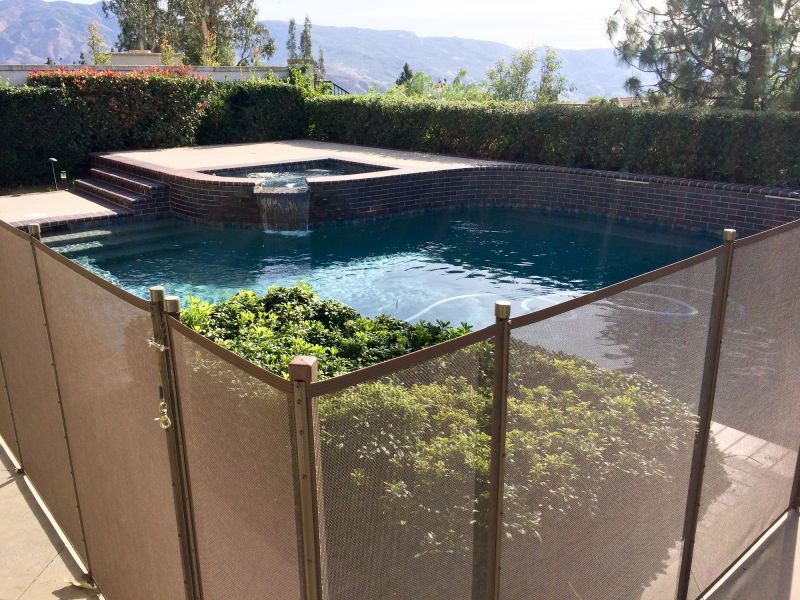 Completed Pool Fence Project