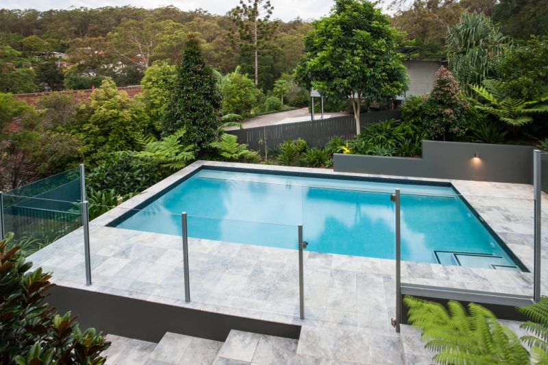 Modern Glass Pool Fencing