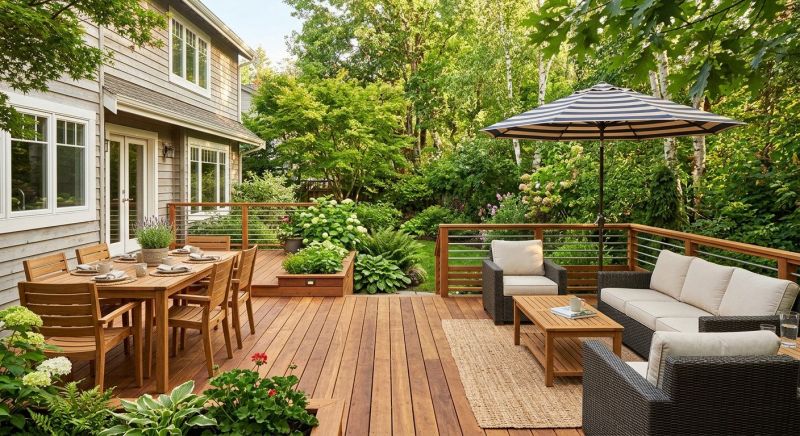 Wooden Patio Installation in Norwalk, CT
